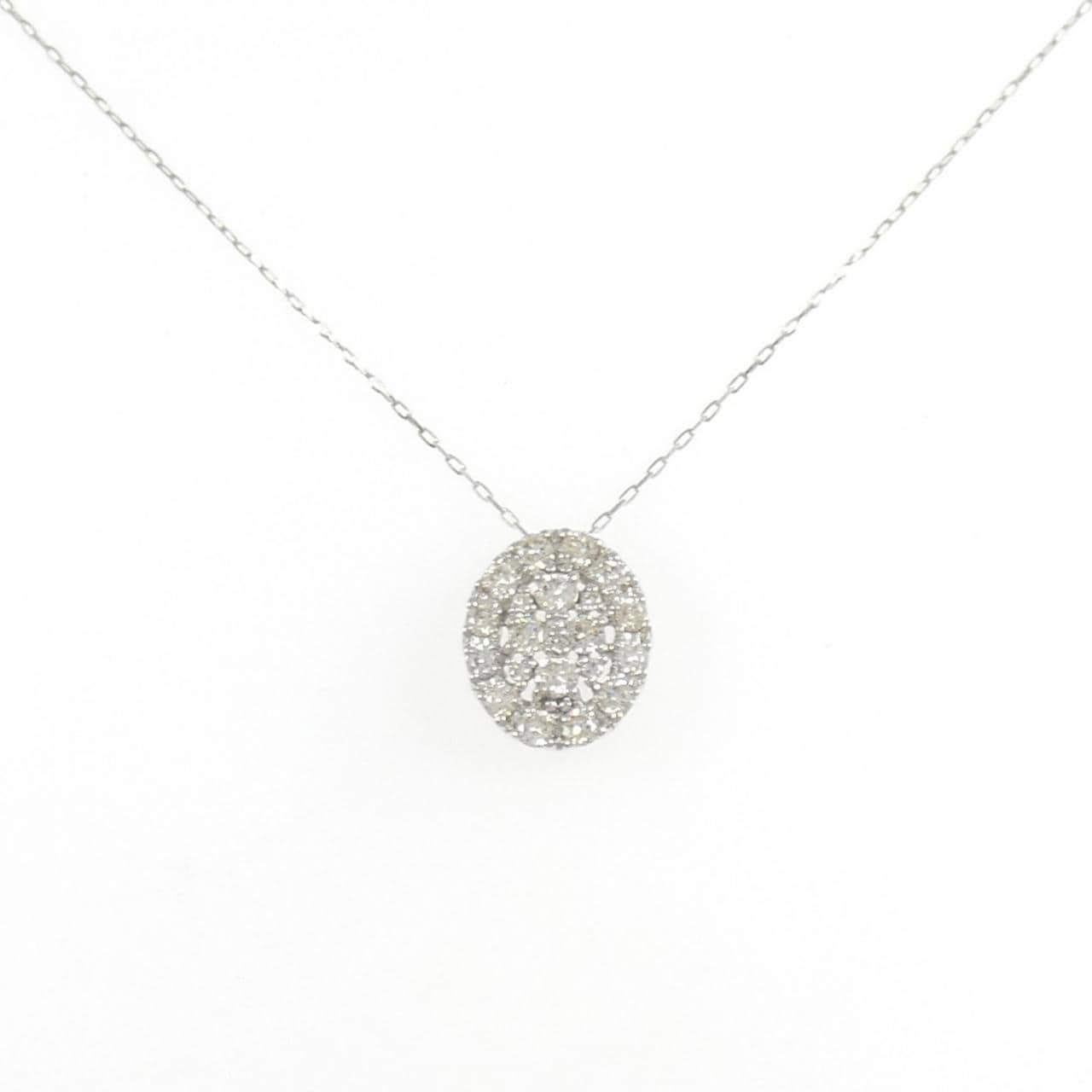 PT950/PT850 ダイヤモンド ネックレス 0.40CT