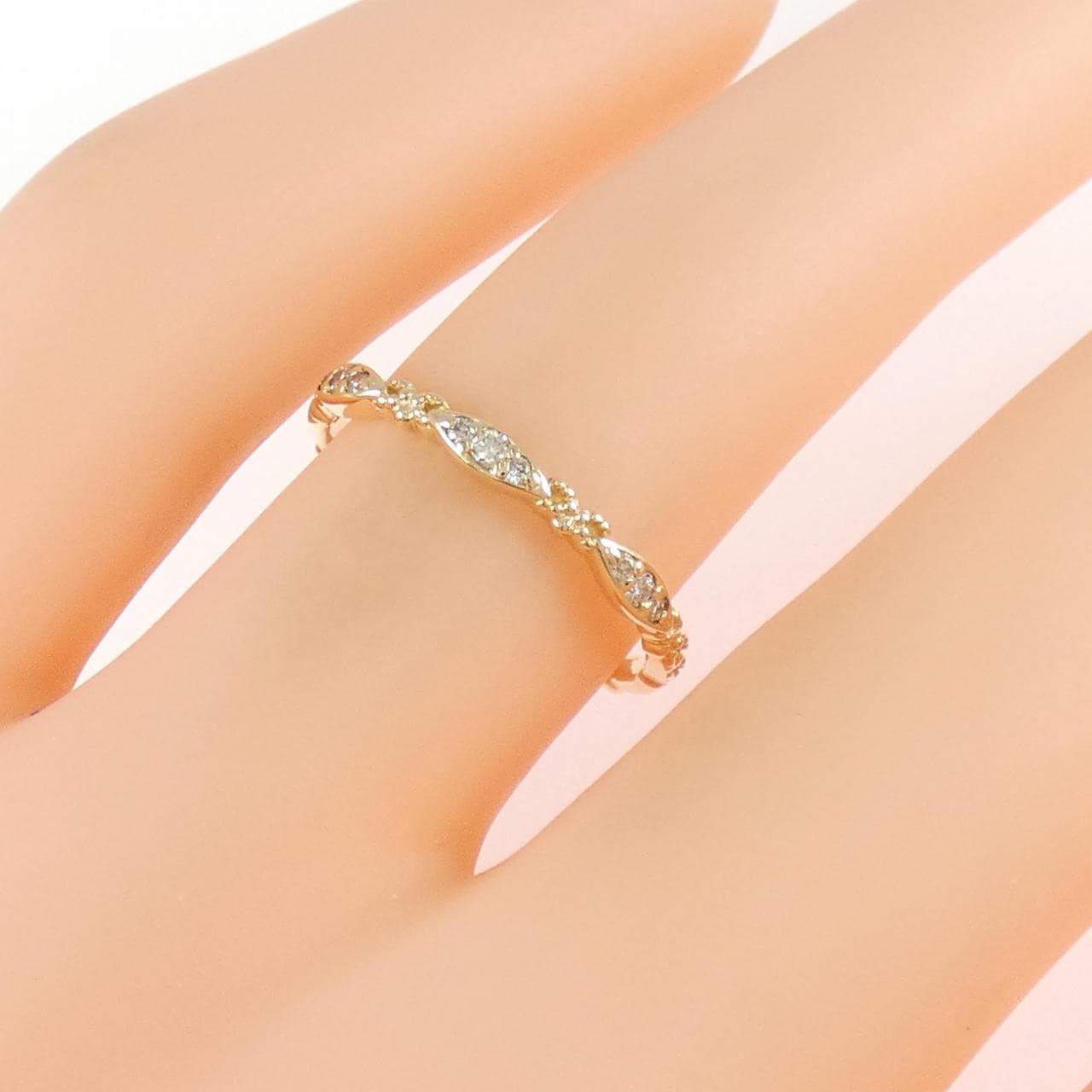 アガット ダイヤモンド リング 0.06CT
