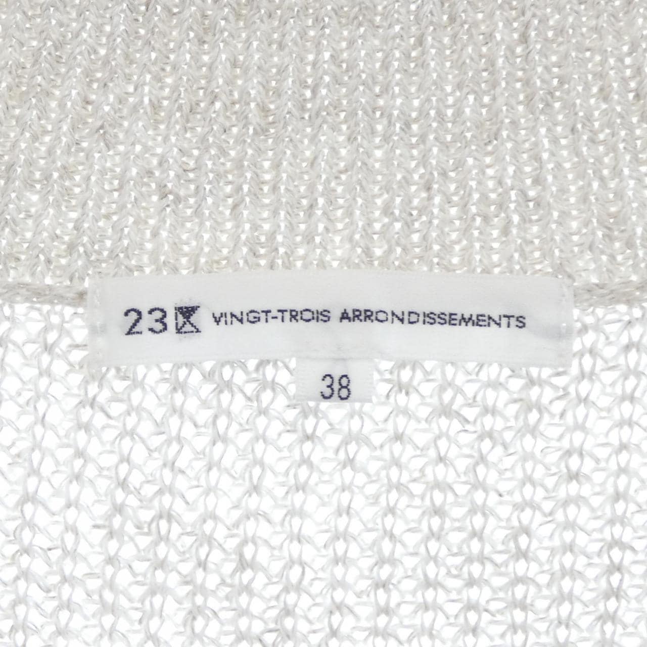 ニジュウサンク 23区 ニット