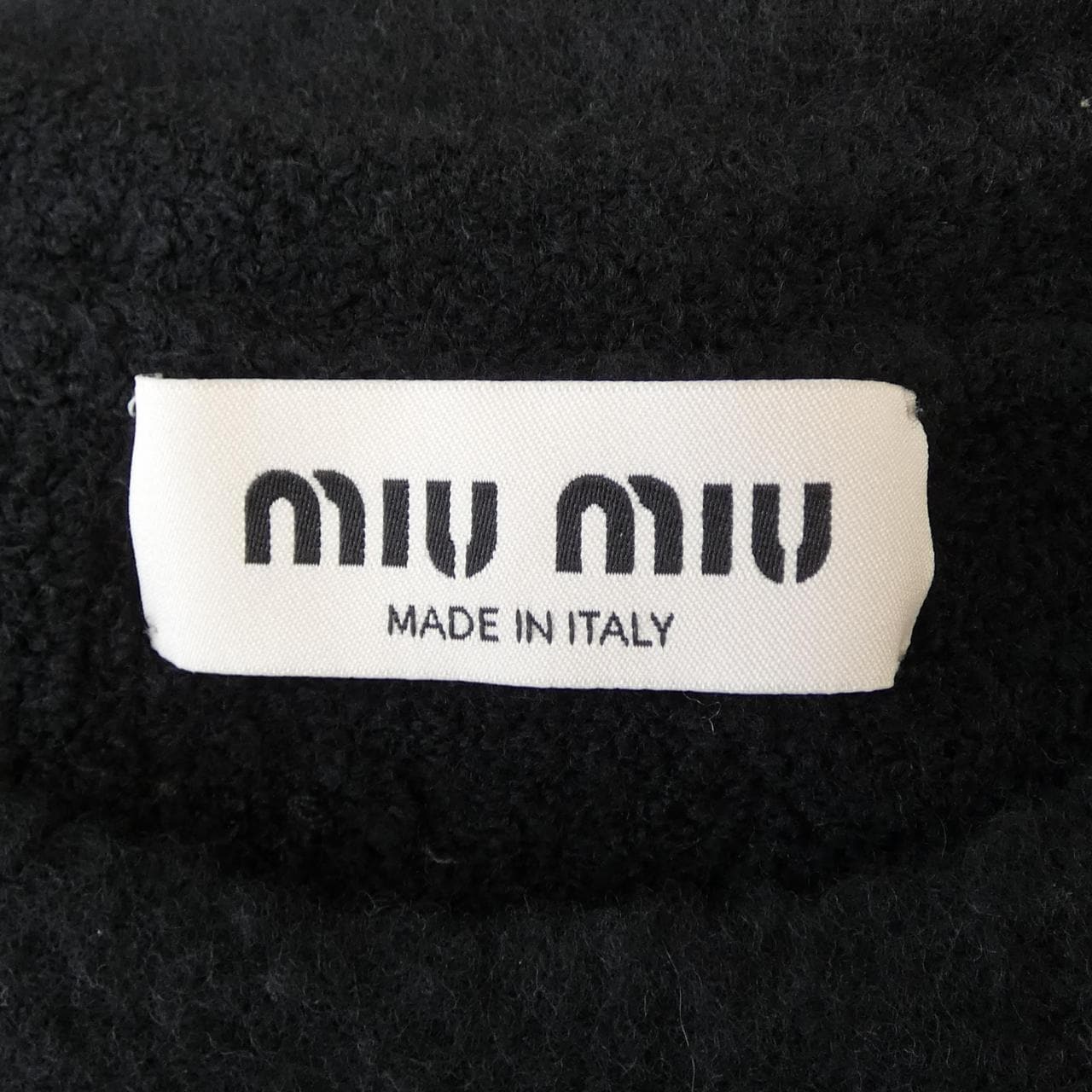 ミュウミュウ MIU MIU MIU MIU ロゴ MML722 S231 12KD ニット