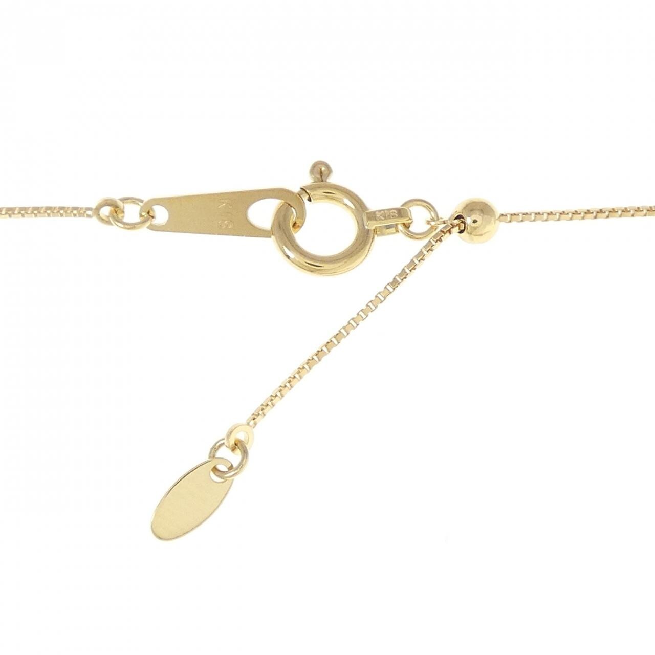 K18YG ダイヤモンド ネックレス 0.12CT