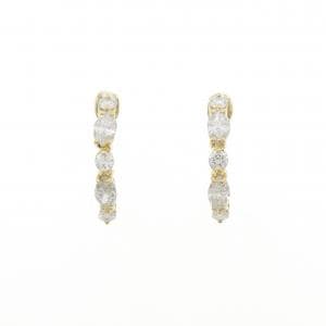 K18YG钻石耳环