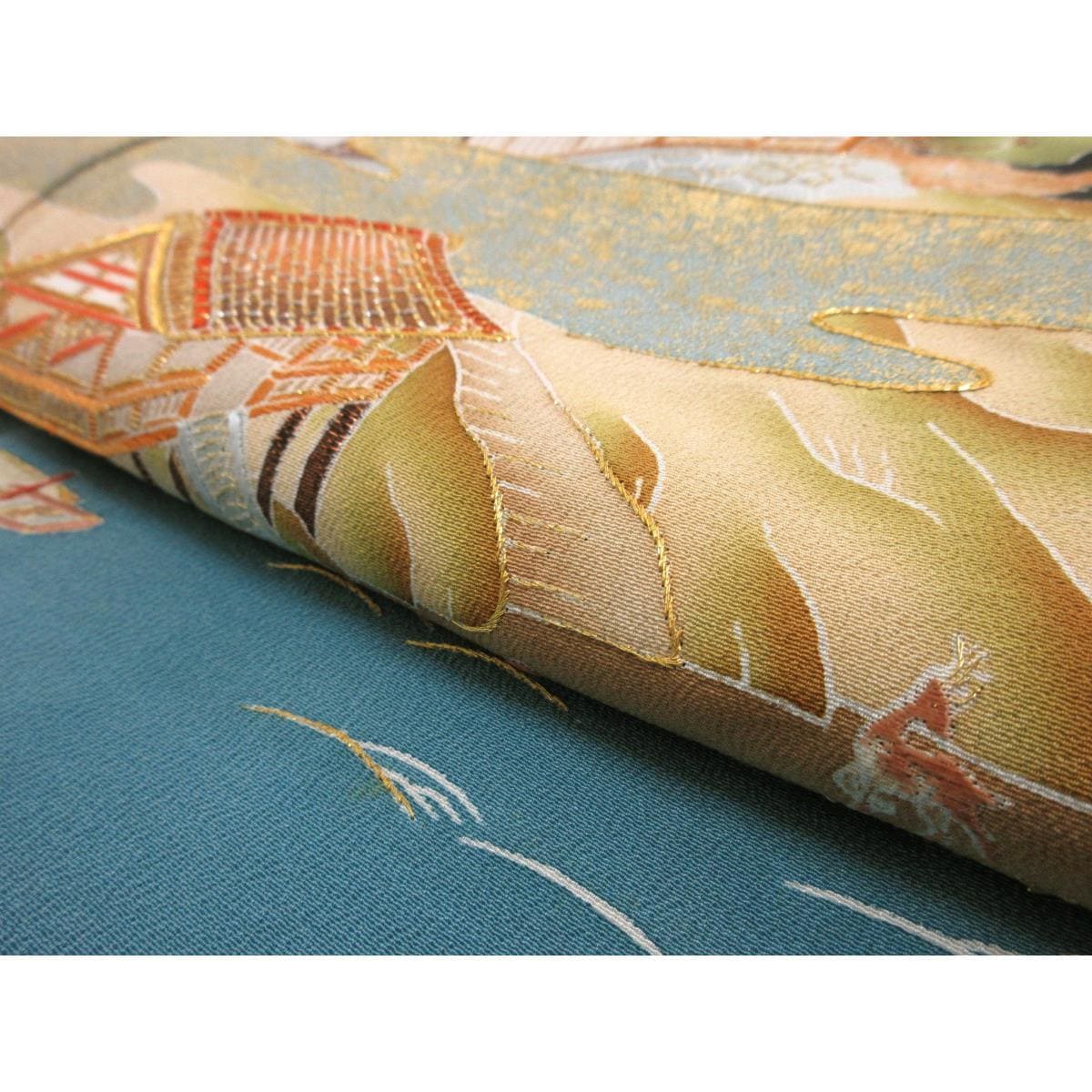 留袖　【大彦】野口彦太郎　丸に変り十三割　角立四ツ目