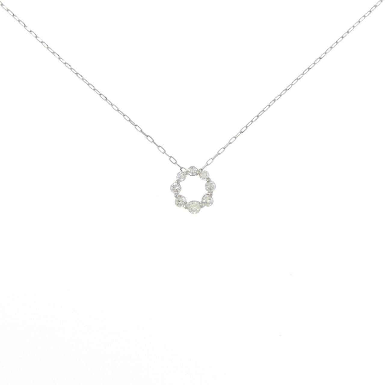 [BRAND NEW] PT Diamond Necklace 0.10CT