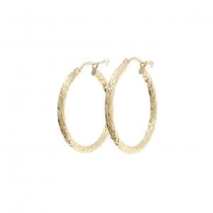 【新品】750YG フープ ピアス