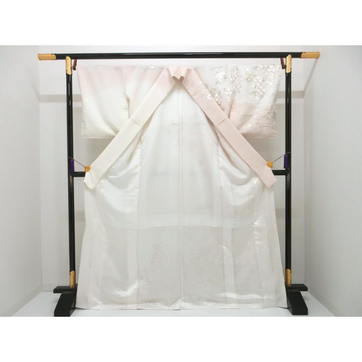 【新品】訪問着　刺繍加工