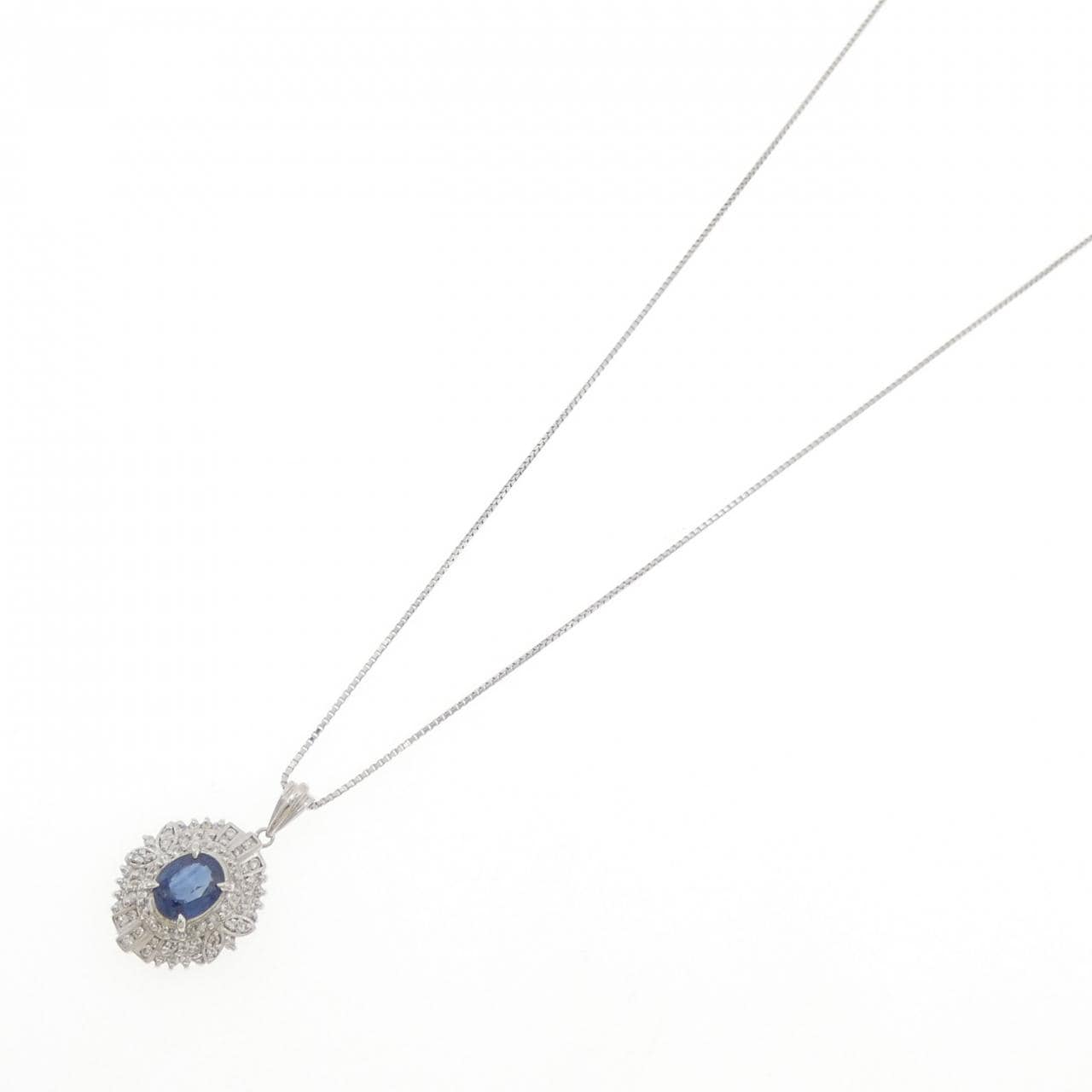 PT900/PT850 サファイヤ ネックレス 1.28CT