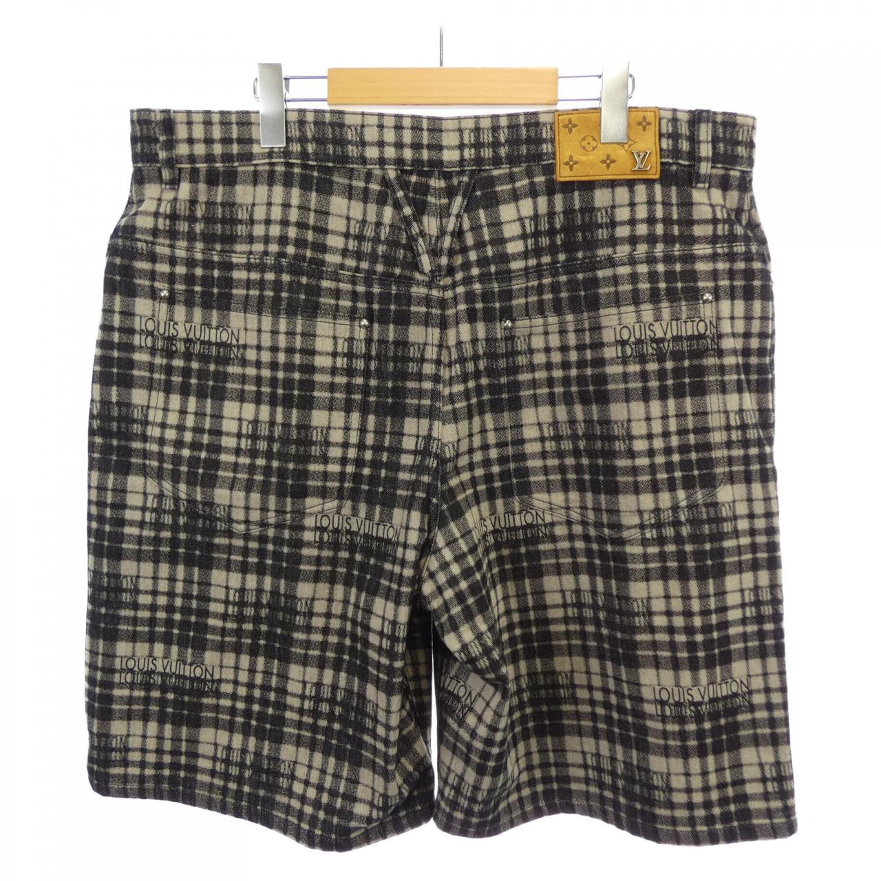 ルイヴィトン LOUIS VUITTON チェックデニムショーツ HPD90WARA ショートパンツ