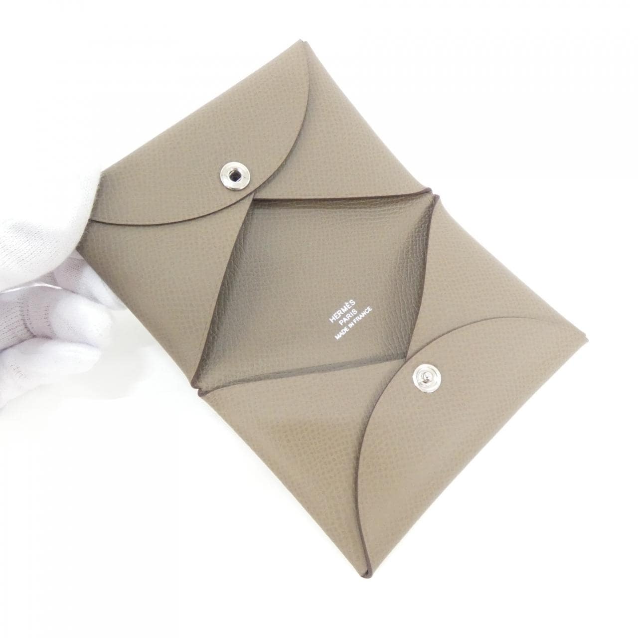 【未使用品】エルメス カルヴィ 044164CK カードケース