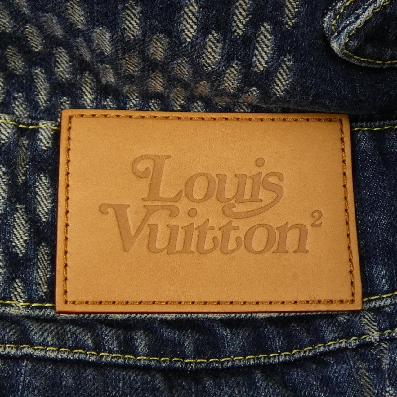 ルイヴィトン LOUIS VUITTON ジャイアントダミエウェーブモノグラム　NIGO HJA10WUZC デニムジャケット