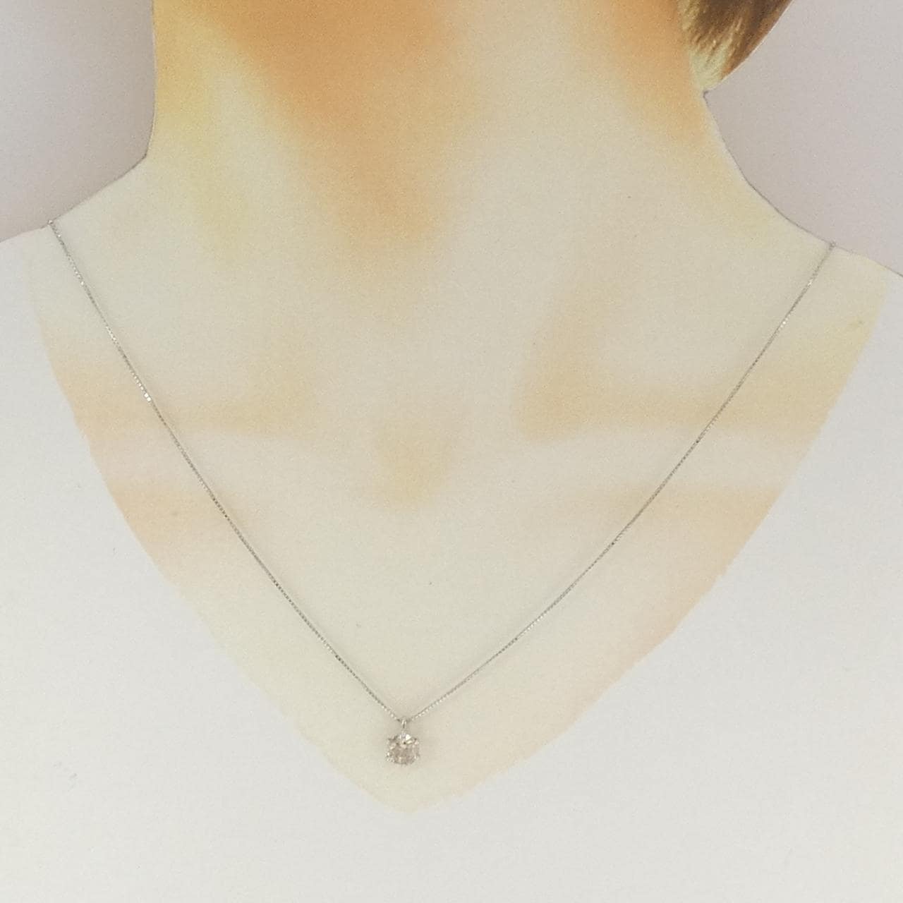 PT900/PT850 ダイヤモンド ネックレス 1.08CT