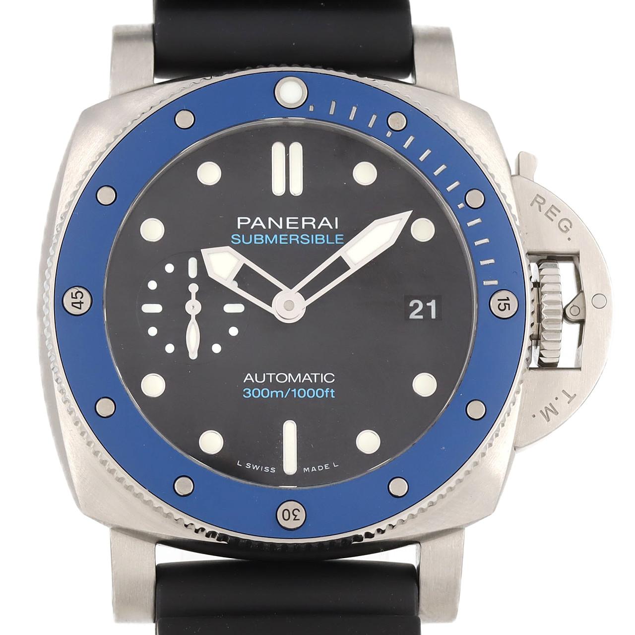 PANERAI Submersible Azzurro PAM01209 SS自動上弦