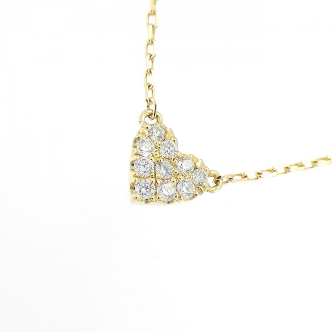 アーカー ハートパヴェ ネックレス 0.05CT