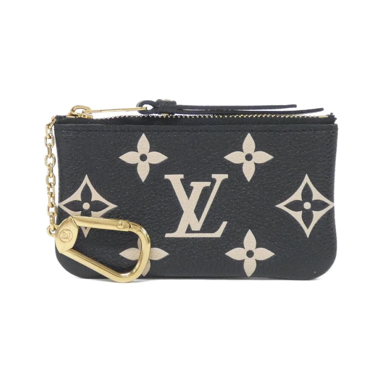 LOUIS VUITTON Bicolor Monogram Empreinte Pochette Cle M80885 Coin & Key Case