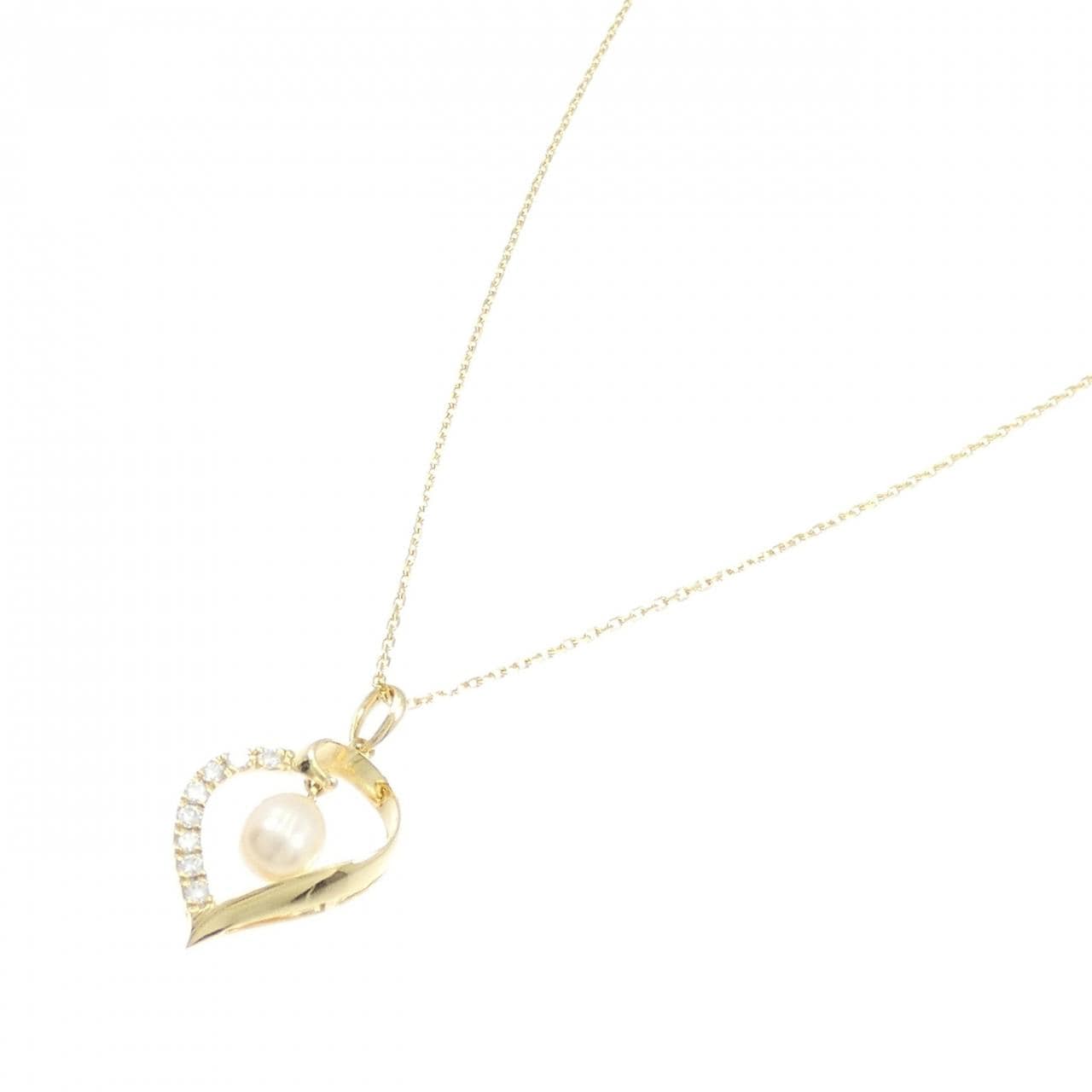 K18YG 淡水パール ネックレス