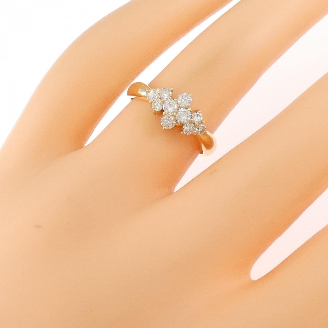 K18YG ダイヤモンド リング 0.50CT
