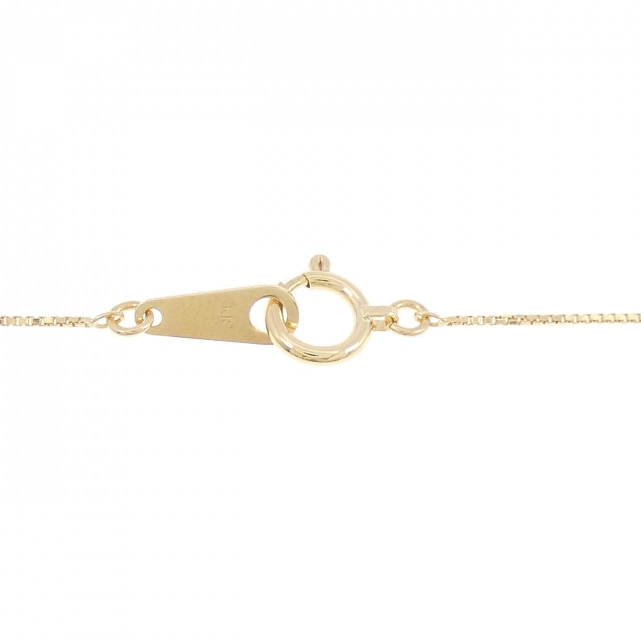 K18YG クロス ダイヤモンド ネックレス 0.5CT