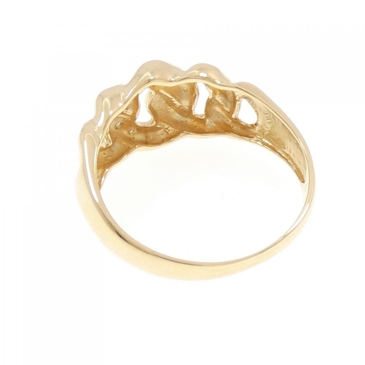 K18YG ダイヤモンド リング 0.02CT