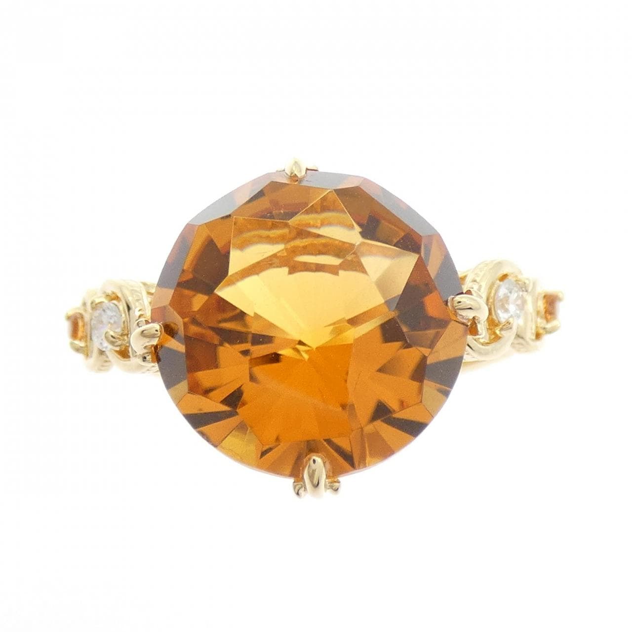 K18YG カラーストーン リング