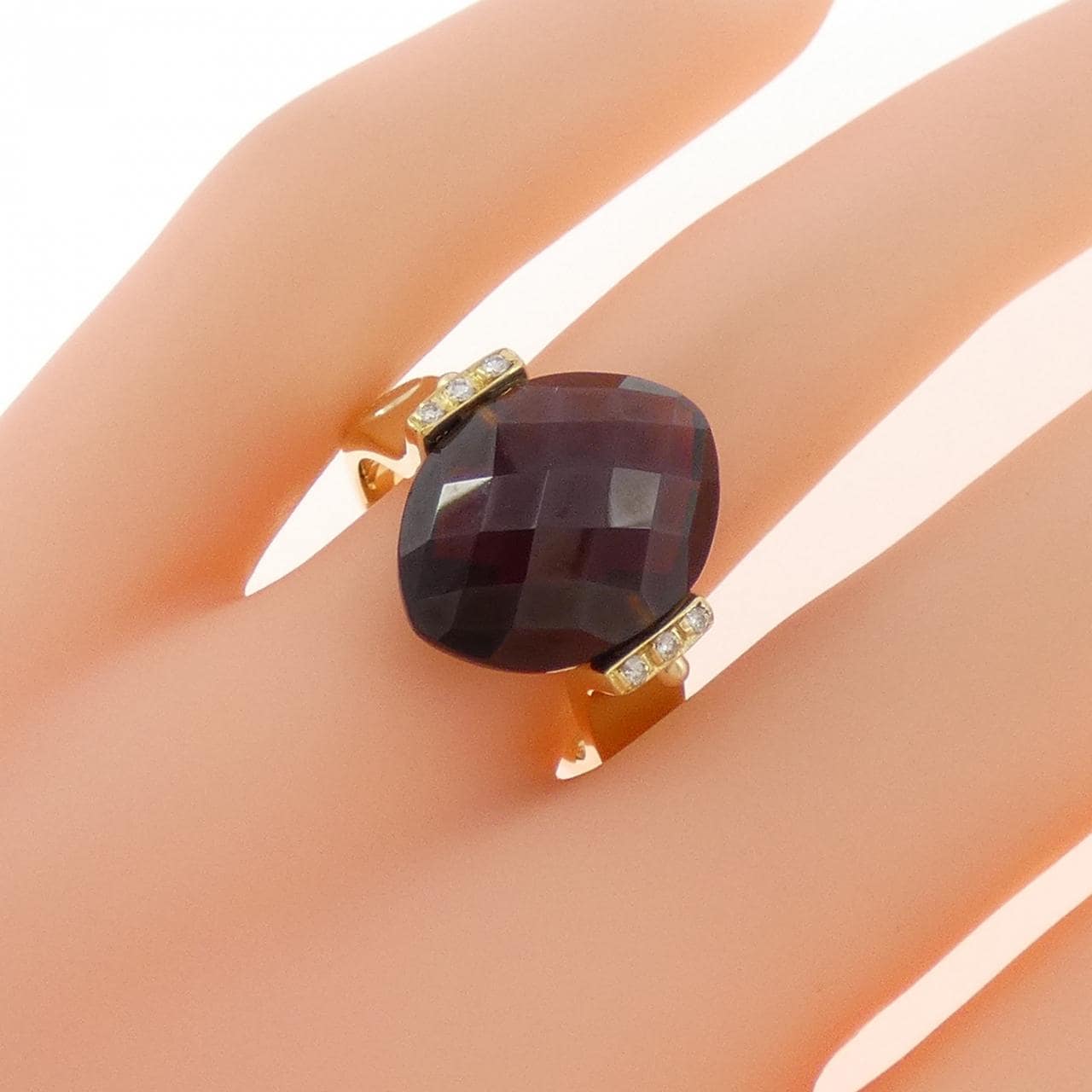 ビビジ ガーネット リング