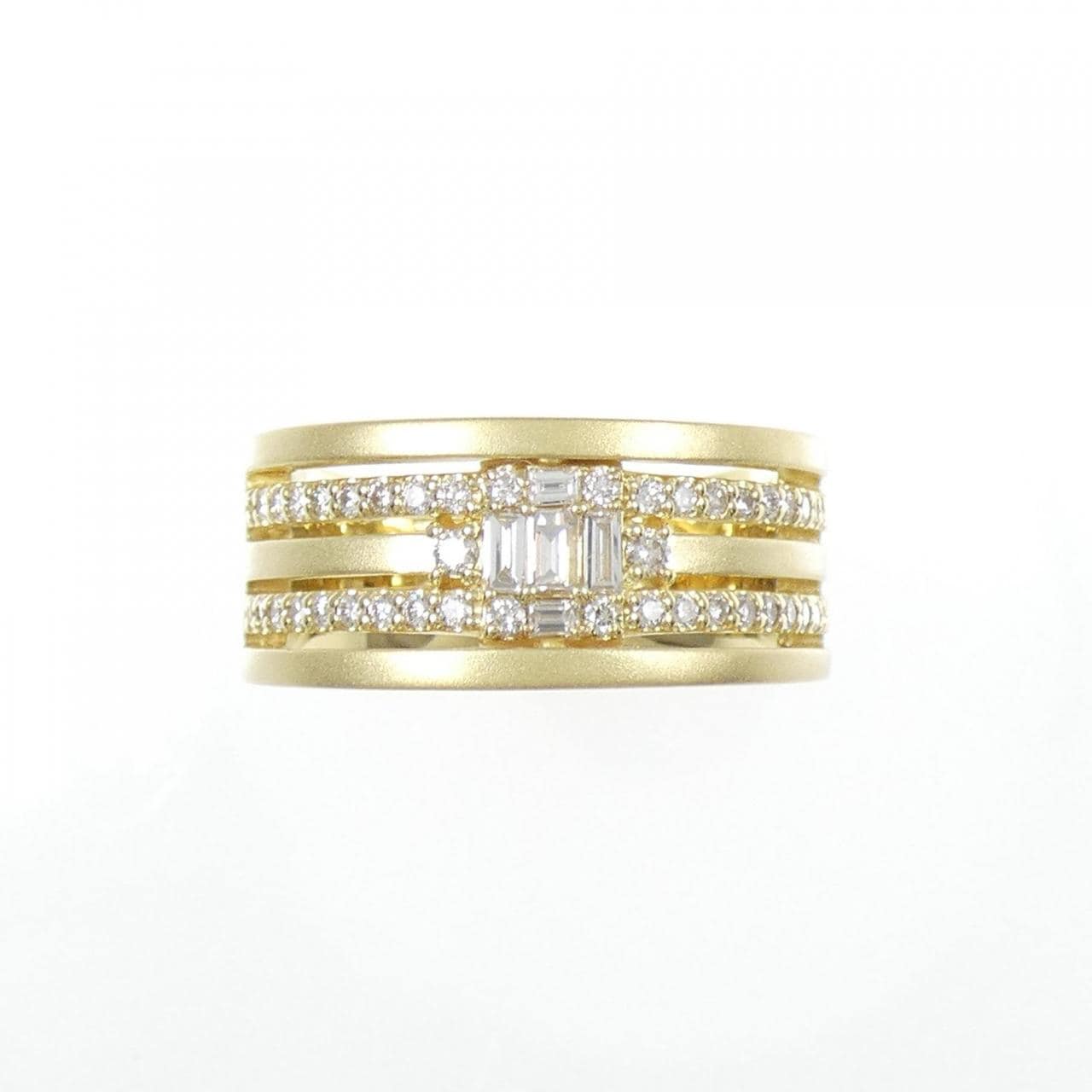 [BRAND NEW] K18YG Diamond ring 0.53CT