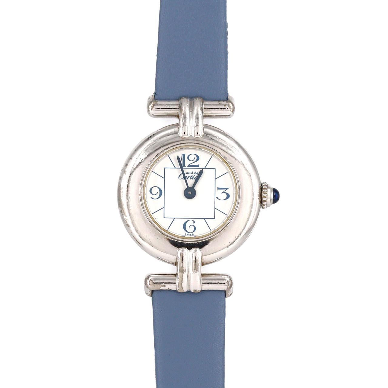 【ノーメンテナンス還元価格】カルティエ マストコリゼSM W1011455 シルバー クォーツ