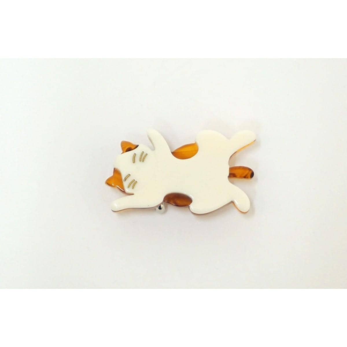 【新品】帯留　ネコ