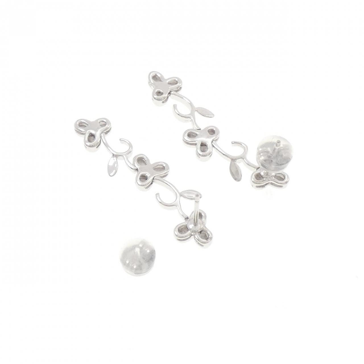 K18WG ピアス