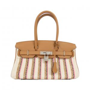 エルメス COUVERTURE LIGNES バーキン ショルダー ライト ブロデ 29cm バッグ