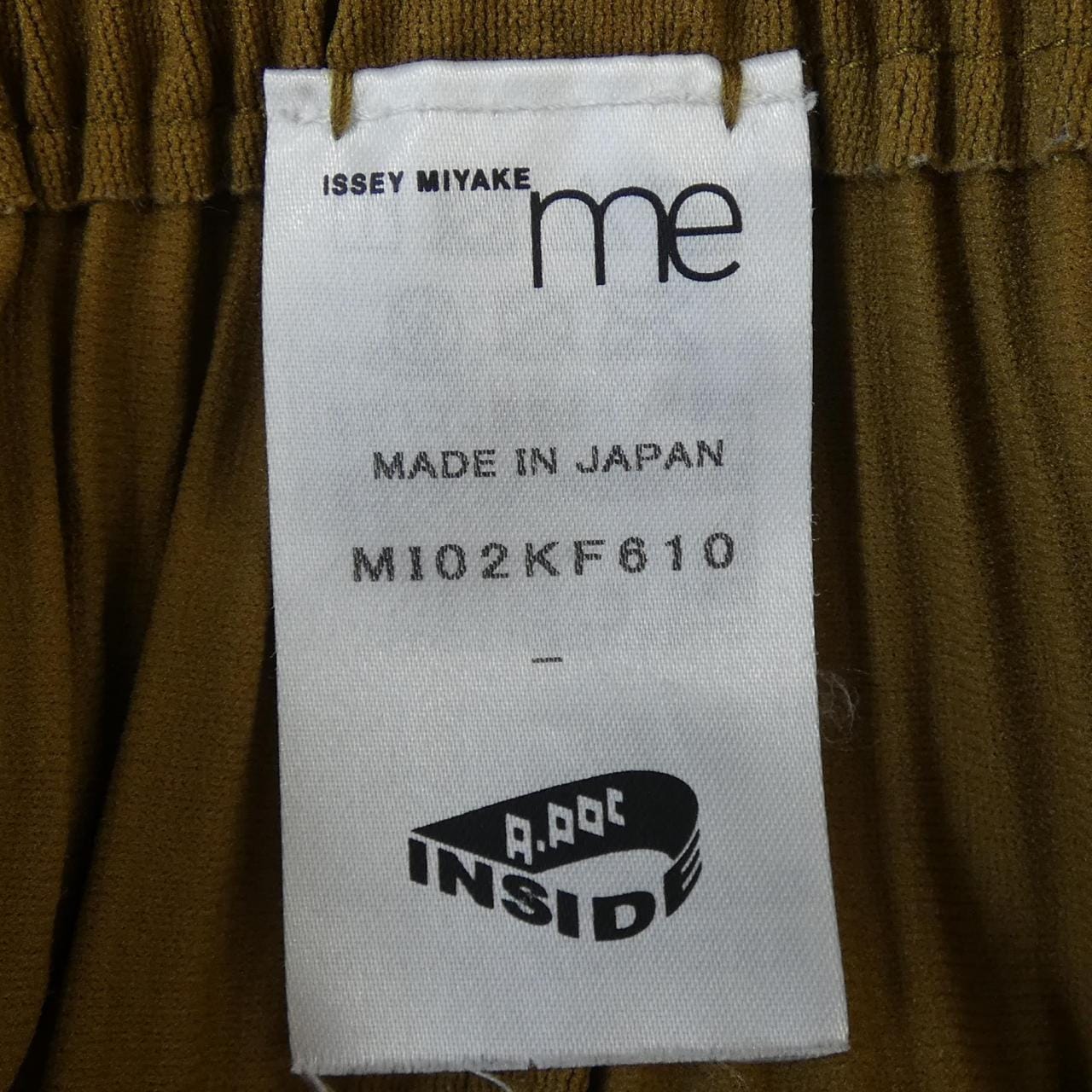 ミーイッセイミヤケ me ISSEY MIYAKE MI02KF610 パンツ