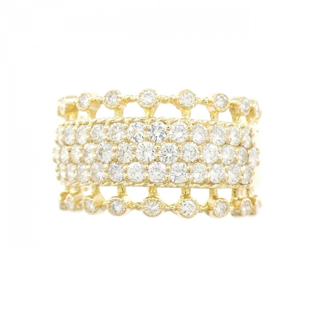 K18YG ダイヤモンド リング 1.02CT