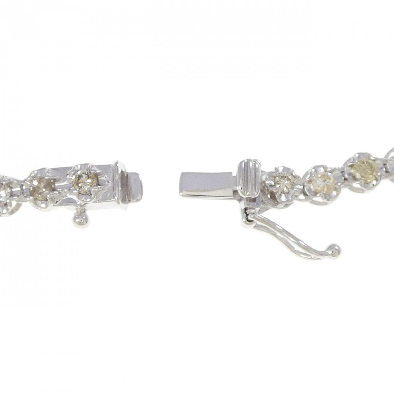 K18WG ダイヤモンド ネックレス 5.00CT