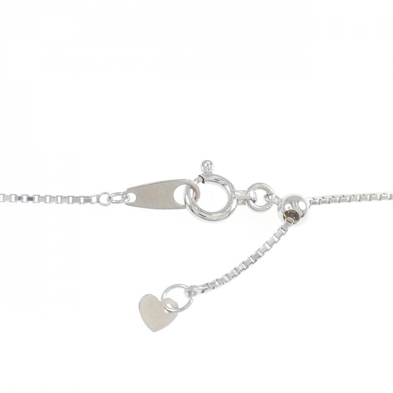 K18WG ダイヤモンド ネックレス 1.01CT