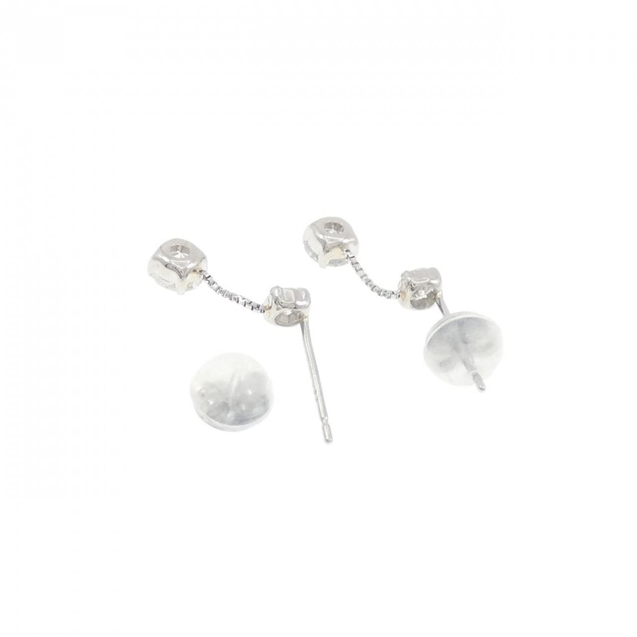 PT900 ダイヤモンド ピアス 0.52CT