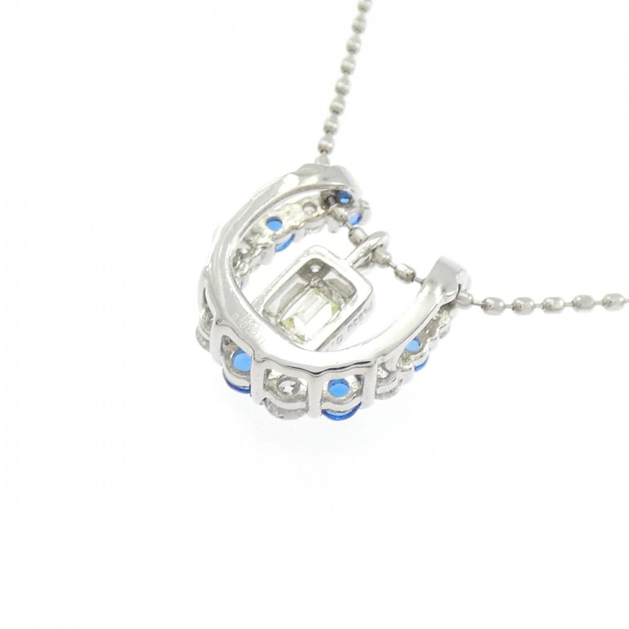 PT950/PT850 アウイナイト ネックレス 0.10CT