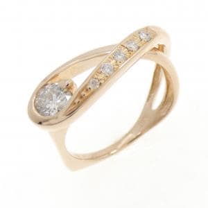 K18PG ダイヤモンド リング 0.20CT