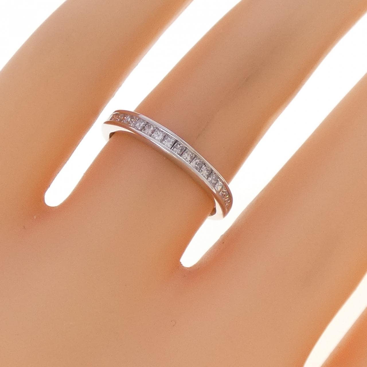 K18WG ダイヤモンド リング 0.25CT