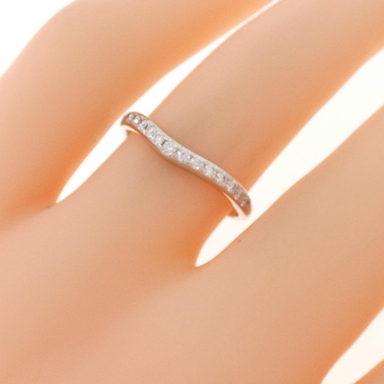 PT950 ダイヤモンド リング 0.19CT