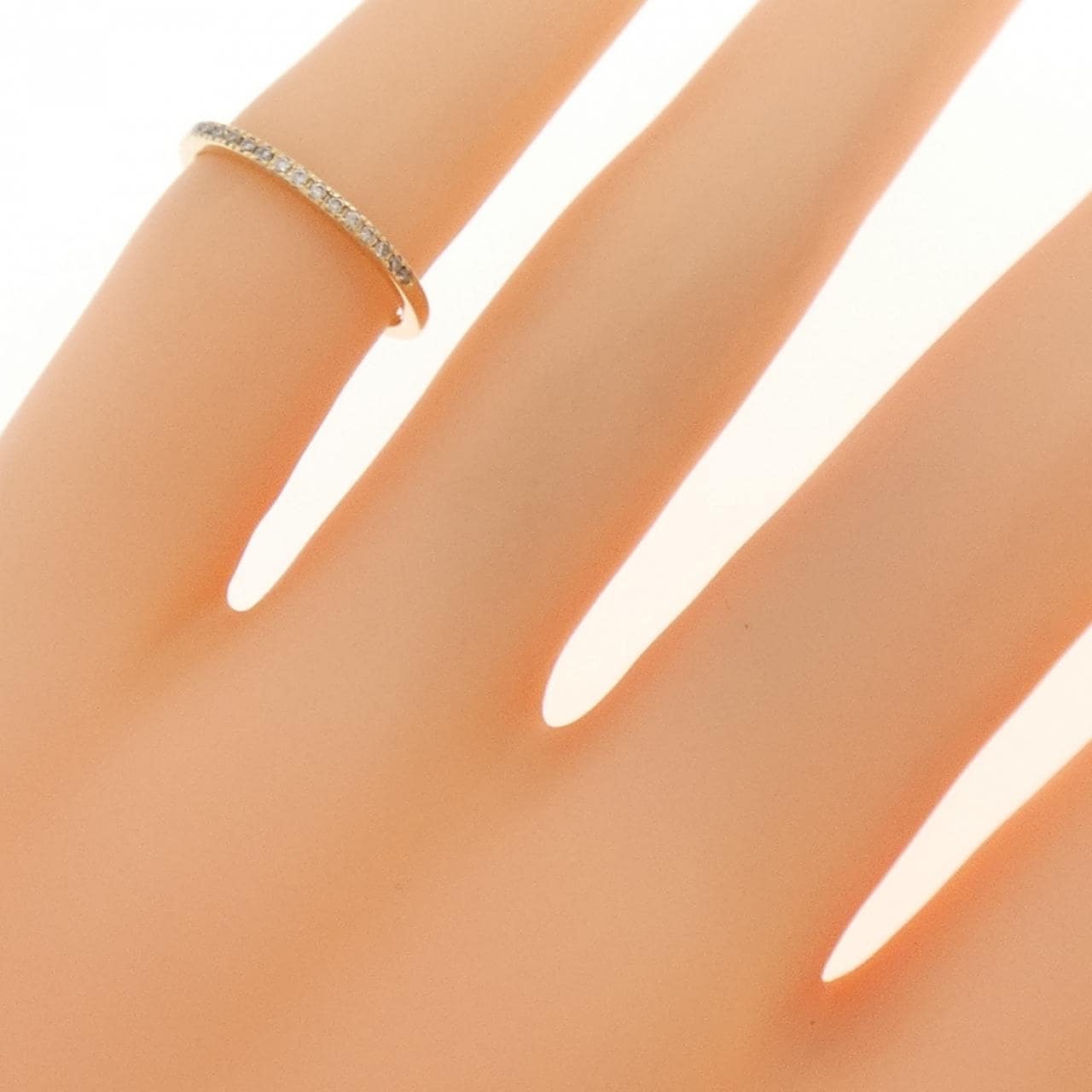 ノジェス ダイヤモンド ピンキーリング 0.04CT