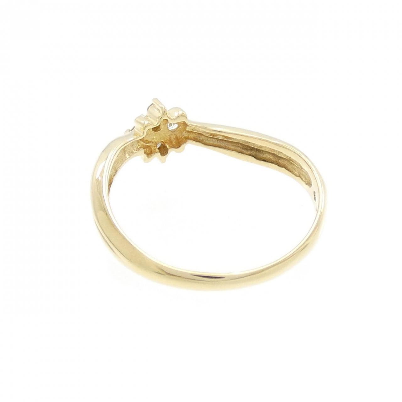 K18YG ダイヤモンド リング 0.05CT