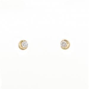 スタージュエリー ムーンセッティング ピアス 0.08CT