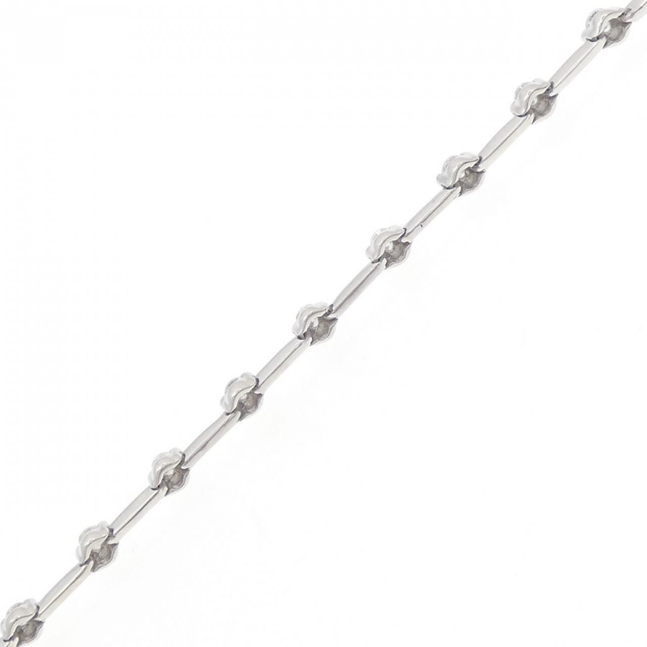 K18WG ダイヤモンド ブレスレット 1.00CT