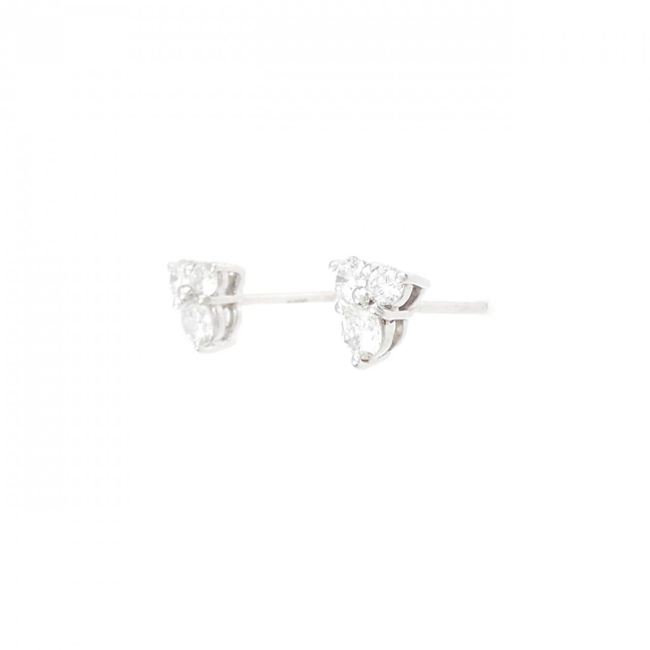 PT ダイヤモンド ピアス 0.70CT