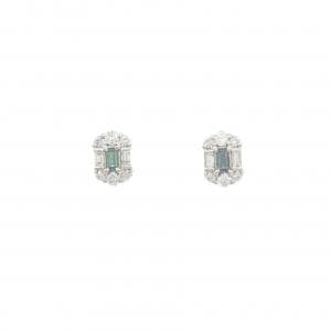 PT900 アレキサンドライト ピアス 0.12CT