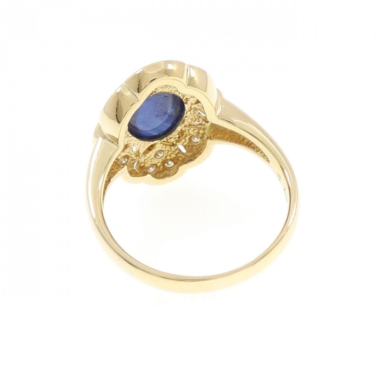 K18YG サファイヤ リング 2.68CT