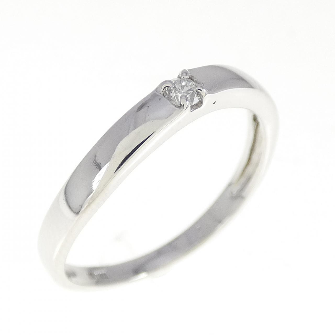 K18WG ダイヤモンド リング 0.05CT