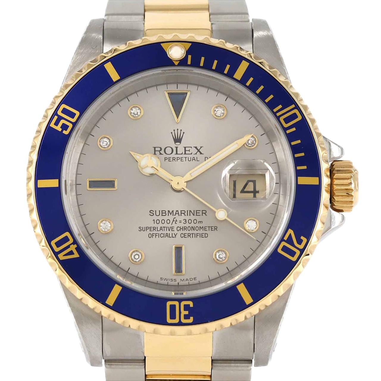ROLEX Submariner Date 16613SG. Stainless steel and yellow gold Automatic U-number