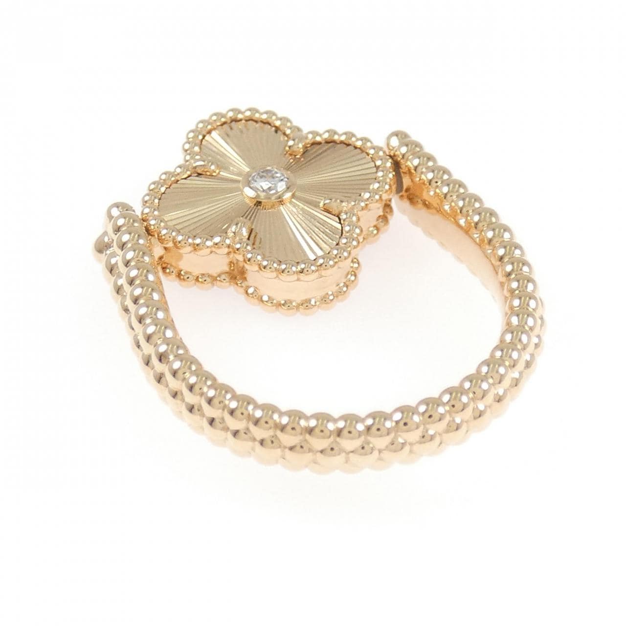 ヴァンクリーフ&アーペル ヴィンテージアルハンブラ リバーシブル リング