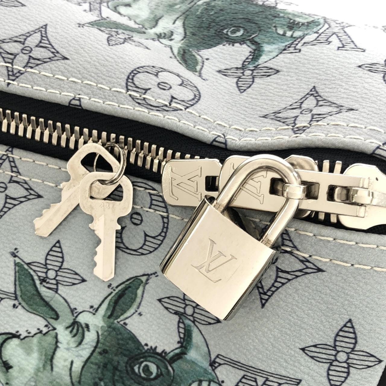 ルイヴィトン モノグラム サバンナ(チャップマン) キーポル バンドリエール 45cm M41449 ボストンバッグ