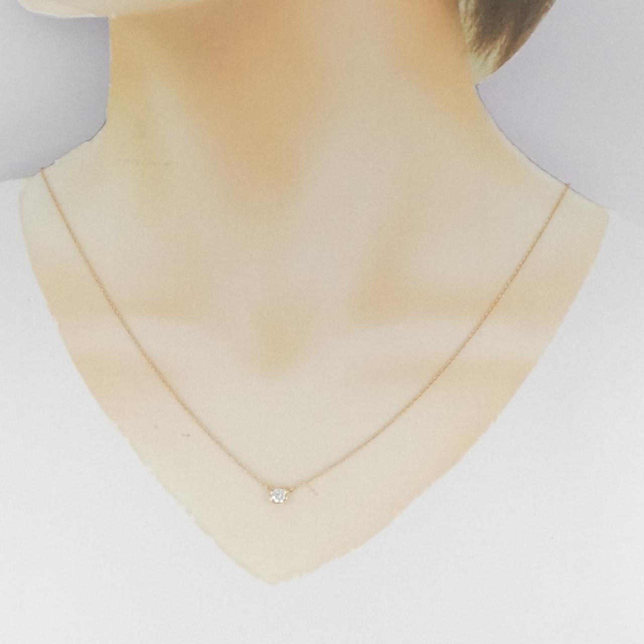 ティファニー バイザヤード ネックレス 0.28CT F VVS2 3EXT